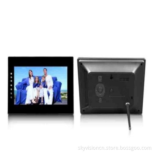 7-inch Digital Photo Frame with Front Button, Supports 1,080P, Easy to Fix on All Display Shelf